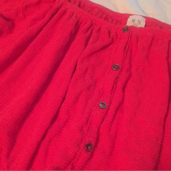 Free People Mint Julep Ruffle Top - Picture 7 of 8